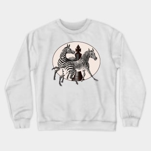 Zebra herd Africa Crewneck Sweatshirt